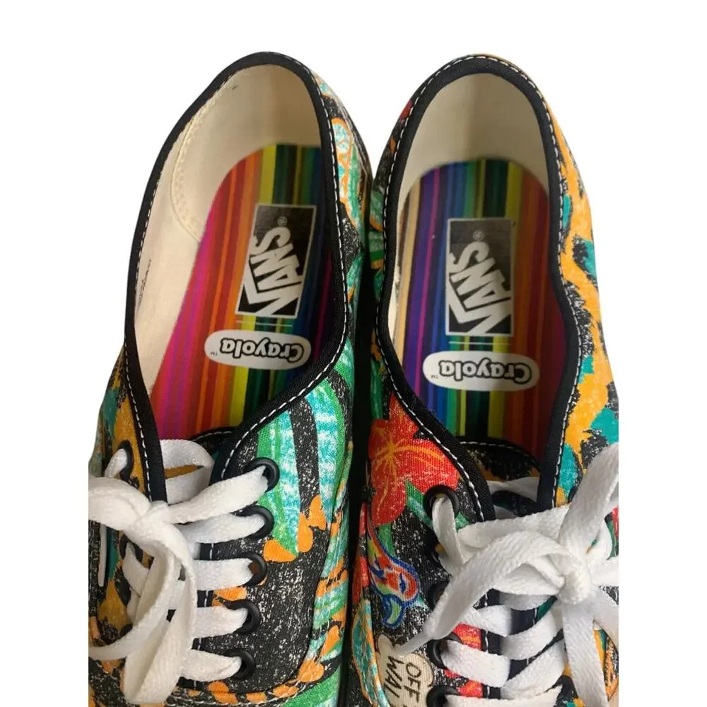 Vans x Crayola Van Doren Skate Sneaker Womens 11 (Mens 9.5) Floral